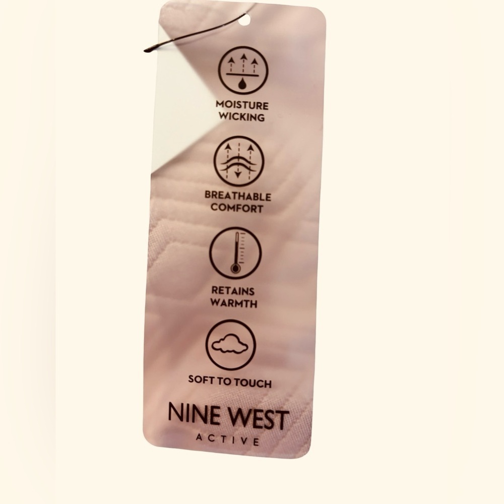 Nine West Pink Textured Joggers - Picture 4 of 8